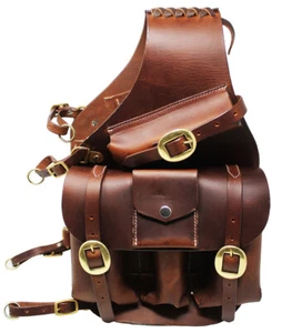 Pferd Echtleder Pferde Tierarzt Rancher Sattel Trail Tasche 102SD01 - Bild 1 von 5