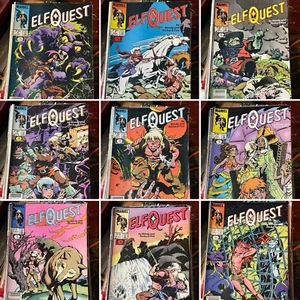 Lote de 9 Elf Quest #6, 7, 10 - 15, 17 (1985 Marvel) - Imagen 1 de 10