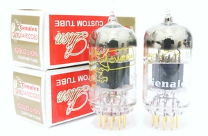 Platinum Match 1 pair Genalex Gold Lion CV4004 ECC83 12AX7 Tubes ECC803S - Picture 1 of 2