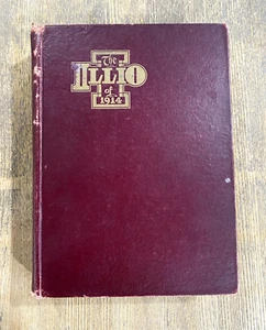 1914 Illio College Yearbook for The University of Illinois | Greek Life, Sports - Picture 1 of 19