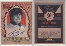 2013 Panini America's Pastime Pastime Signatures Gold /10 Bucky Dent #DE Auto