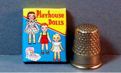 Casa de muñecas miniatura 1:12 casa de juegos muñecas de papel años 40 retro casa de muñecas niña juguete Foto 1 de 4