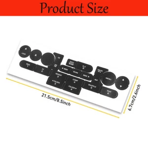 For FORD MUSTANG 2005 2006 2007 2008 2009 Replacement Radio Button Stickers New - Picture 1 of 10