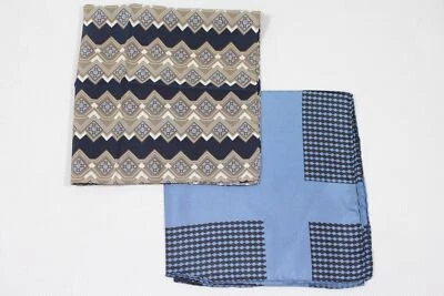 Lot of 2 silk pocket handkerchief made in Italy - Image 1 of 3