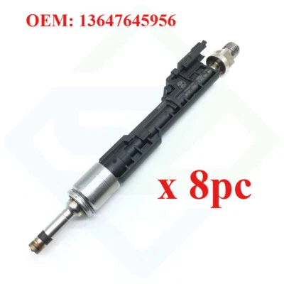 8Pcs 13647645956 Fuel Injector Fit For BMW M5 M6 X5 X6 550i 650i 750i 4.4L - Image 1 of 4