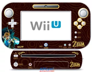 Skin Decal Vinilo for Nintendo Wii U Console + Controller Zelda - Picture 1 of 3