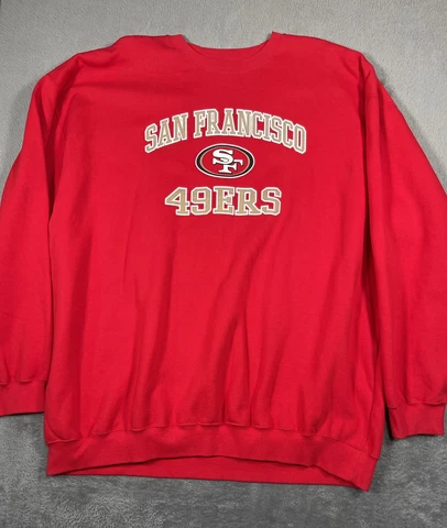 San Francisco 49ers NFL vtg 90s Football Winter Sweater Sweat Shirt Crewneck 3XL Cover