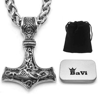 Alchemy Inglaterra-wenig Thunderhammer Pulsera de Cuero-Correa Viking Norse Martillo