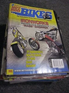 LOT OF VARIOUS 2001 - 2003 HOTROD BIKER MAGAZINES - Picture 1 of 1