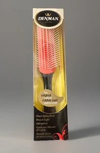 Denman Curly Hair Brush D3 (Black & Red) 7 Row Styling Brush for Detangling - Picture 1 of 5