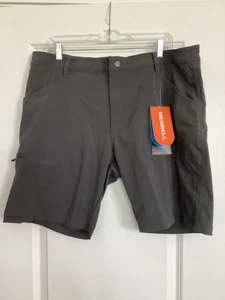 Merrell Men's Entrada Gray Classic Fit Shorts Size 38 Casual Hiking Outdoors NEW - Picture 1 of 7