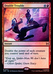 Double Trouble Marvel's Spider-Man: Eternal-Legal NM MTG Foil - Picture 1 of 1