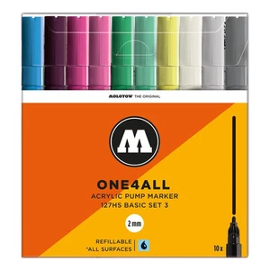 Molotow One4All Acrylic Marker 127HS Basic Set 3 (10 Markers) - Picture 1 of 1