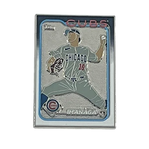 Chicago Cubs Shota Imanaga Topps Collectible Pin Badge MLB Baseball - Picture 1 of 4