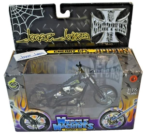 Jesse James West Coast Choppers Cherry CFL Black 1:18 Scale Diecast New - Picture 1 of 7