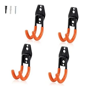 Garage Hooks Heavy Duty, Steel Garage Storage Hooks, Utility 4 X small J hooks - Picture 1 of 8