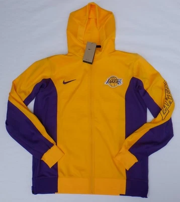 Nike Hombres L Alto Los Angeles Lakers Therma Flex Sudadera con Capucha Amarillo DX9311-728 Foto 1 de 4