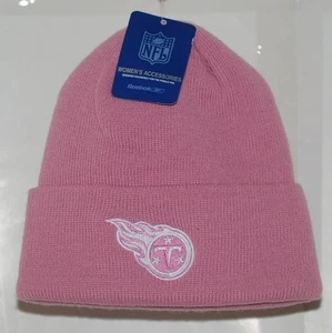 Reebok NFL Licensed Tennessee Titans Dusty Rose Womens Cuffed Winter Cap - Picture 1 of 6