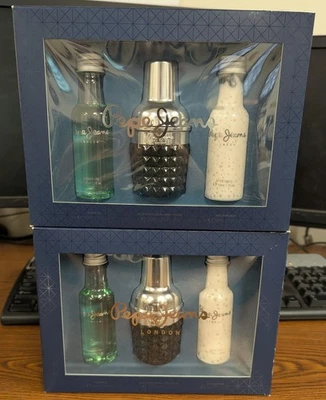 LOTE DE 2 - PEPE JEANS LONDRES CONJUNTO REGALO 3 PIEZAS HOMBRE - NUEVO EN CAJA Foto 1 de 4