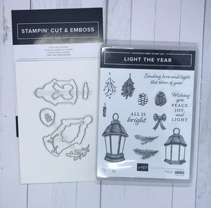 Stampin' Up Light The Year Photopolymer Stempelset mit Koordinatenstanzen - Neu - Bild 1 von 3