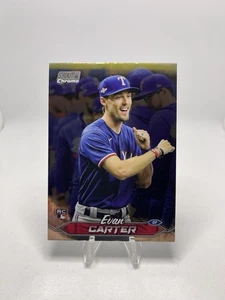 2024 Topps Stadium Club - Evan Carter #208 Chrome Refractor (RC) - Picture 1 of 2