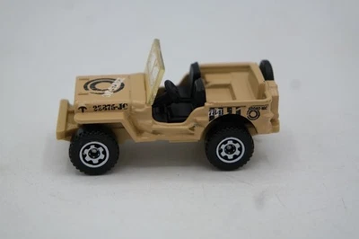 2009 MATCHBOX Jeep Willys Military Desert Beige Loose MINT Jungle Explorers - Image 1 of 4