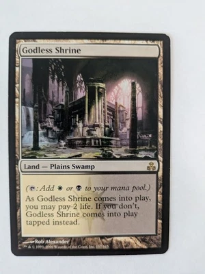 Godless Shrine Dissension MTG NM Free shipping with tracking - Image 1 of 2