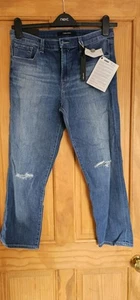 J Brand Ruby Cropped High Rise Cigarette Jeans Size 28 Bnwt - Picture 1 of 10