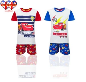 T Shirt & Shorts Set,Disney Cars Pixar Lightning McQueen Boys/Toddler(3-8 Years) - Picture 1 of 21