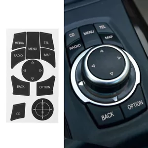 10Pcs/Set Button Repair Decal Stickers For BMW 3 Series E92 E93 iDrive 2009-2011 - Picture 1 of 9