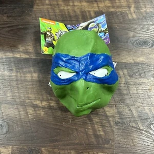 Máscara de goma para adultos Nickelodeon Teenage Mutant Ninja Turtles Leonardo Rubies nueva - Imagen 1 de 3