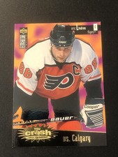 1996 Collector's Choice You Crash the Game Gold Eric Lindros (vs Calgary) HOF