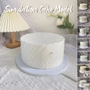 Artificial Cake Model Realistic Simulation Cake Ornament Fake Cake Party Decor - Picture 1 of 20