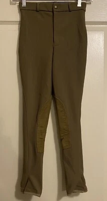 Pantalones con parche en la rodilla TuffRider tostado/marrón - talla para niños 12. Foto 1 de 4