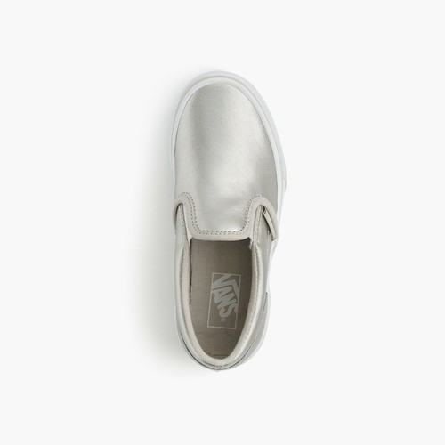Sneakers J.CREW CREWCUTS Ragazze VANS KIDS CLASSICHE SLIP ON Argento Metallizzato K11 11