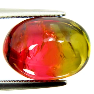 BI-COLOR TOURMALINE 13.39ct FANTASTIC NATURAL BEST 5A PINK/GREEN RARE BRAZIL GEM - Picture 1 of 7