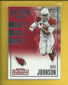 David Johnson 2016 Panini Contenders Karte # 14 Arizona Cardinals Football NFL - Bild 1 von 2