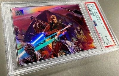 (PSA 10) 2024 Star Wars Galaxy #7, “Anakin Skywalker’s Revenge” Refractor - Image 1 of 3