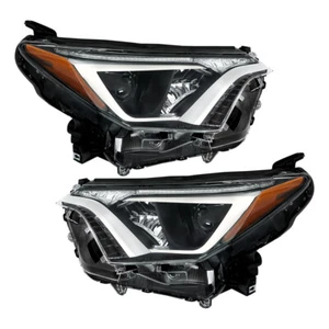 Silscvtt Left+Right Headlight For 2016-2018 Toyota Rav4 Tube Bar Halogen Lamp - Foto 1 di 18