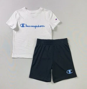 Little Boy's Youth Champion 2 Piece Shirt Shorts Outfit Set Size 5 - Picture 1 of 1