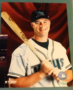 FOTO DE BÉISBOL FIRMADA POR LOS TAMPA BAY RAYS DE SANDBERG, JARED 2001-2003 - Imagen 1 de 1