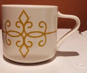 Tazza cacao tè caffè filigrana diamante oro bianco Starbucks 2015 pesante 3,25 pollici - Foto 1 di 5