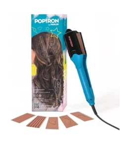 Popiron Parlor Hair Straightener 3D Image Imprinting Iron Comes w/ 5 Plates NEW - Imagen 1 de 13