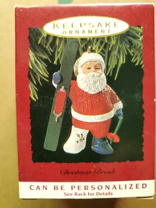#F) Hallmark CHRISTMAS BREAK Santa Keepsake Ornament 1993 QX582-5 - Picture 1 of 3