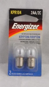 NUEVO Paquete de 4 Bombillas de Linterna Krypton Energizer KPR104 2AA/2C - Imagen 1 de 1