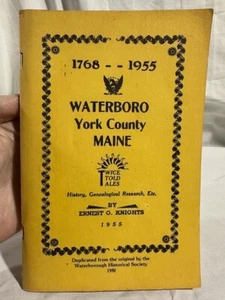 Waterboro, York County, Maine, 1768-1955: Geschichte, Ahnenforschung usw. - Bild 1 von 2