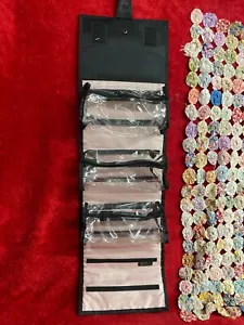 Mary Kay Reiseetui schwarz und pink mit 3 transparenten abnehmbaren Beuteln - Bild 1 von 6