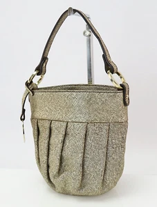 Auth FENDI Gold Leather Mini Chef Bag Purse #60408 - Picture 1 of 14
