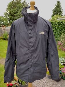 THE NORTH FACE MENS LARGE HYVENT WATERPROOF JACKET BREATHABLE ZIP VENTS 