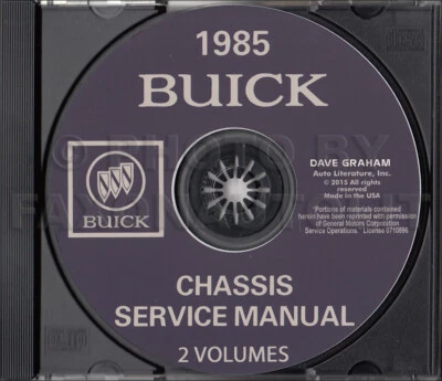1985 Buick Tienda Manual CD Magnífico Nacional Real Riviera Lesabre Electra - Imagen 1 de 2
